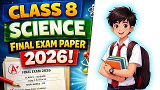 Class 8 Science Sample Paper 2026 | Full Paper Solution | 8th Science Model Paper 2026 with Answers
