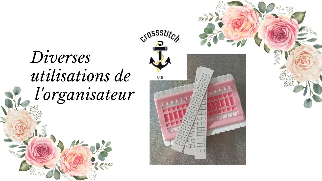 Des idées d'utilisations de l'organisateur #vipcrossstitch #pointdecroix #crossstitch  #broderie