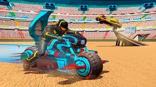Light Bike Stunt Crash Derby Bike Racing Games Android Gameplay screenshot 5