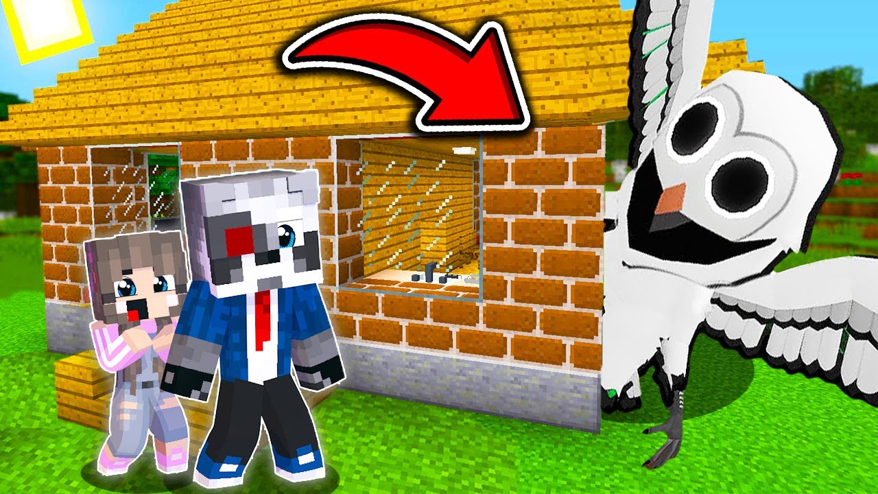 ЛУНА ПРОСНУЛАСЬ и СОВА 99 НОЧЕЙ В ЛЕСУ ПРИШЛИ ДОМОЙ К НУБ И ПРО В МАЙНКРАФТ АНИМАЦИЯ