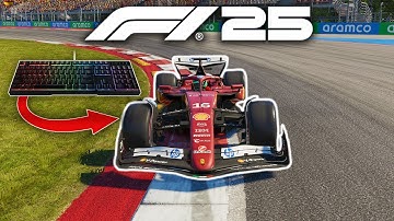 Playing F1 25 on KEYBOARD