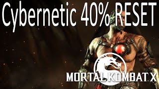 Mortal Kombat X - Kano Cybernetic 40% RESET COMBO