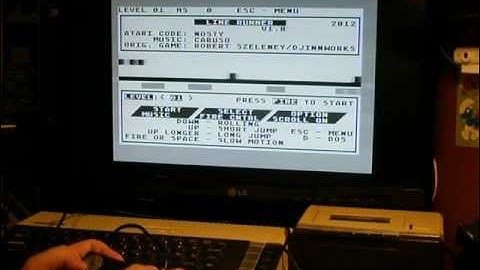 Line Runner na Atari 800XL