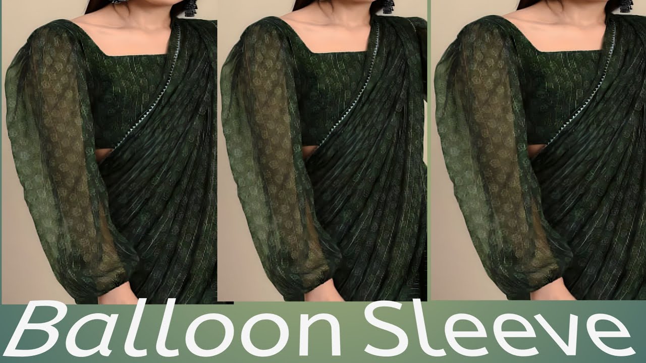Balloon sleeve cutting & stitching। इतनी आसनी से बनाएं Balloon बाजू का