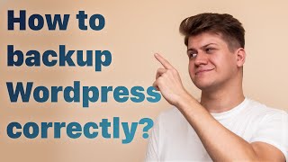 Stop Losing Your WordPress Data! Backup Your WordPress Easily for FREE!