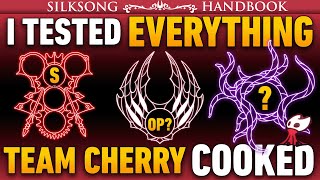 The Most INSANE Crest Analysis \& Ranking You'll EVER Watch | Silksong Handbook | Full Tier List