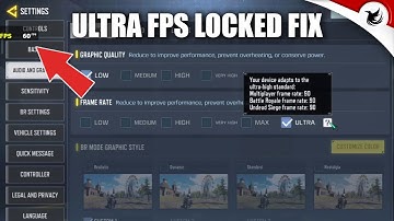 60 FPS LOCKED FIX | Ultra FPS Not working | NO ROOT