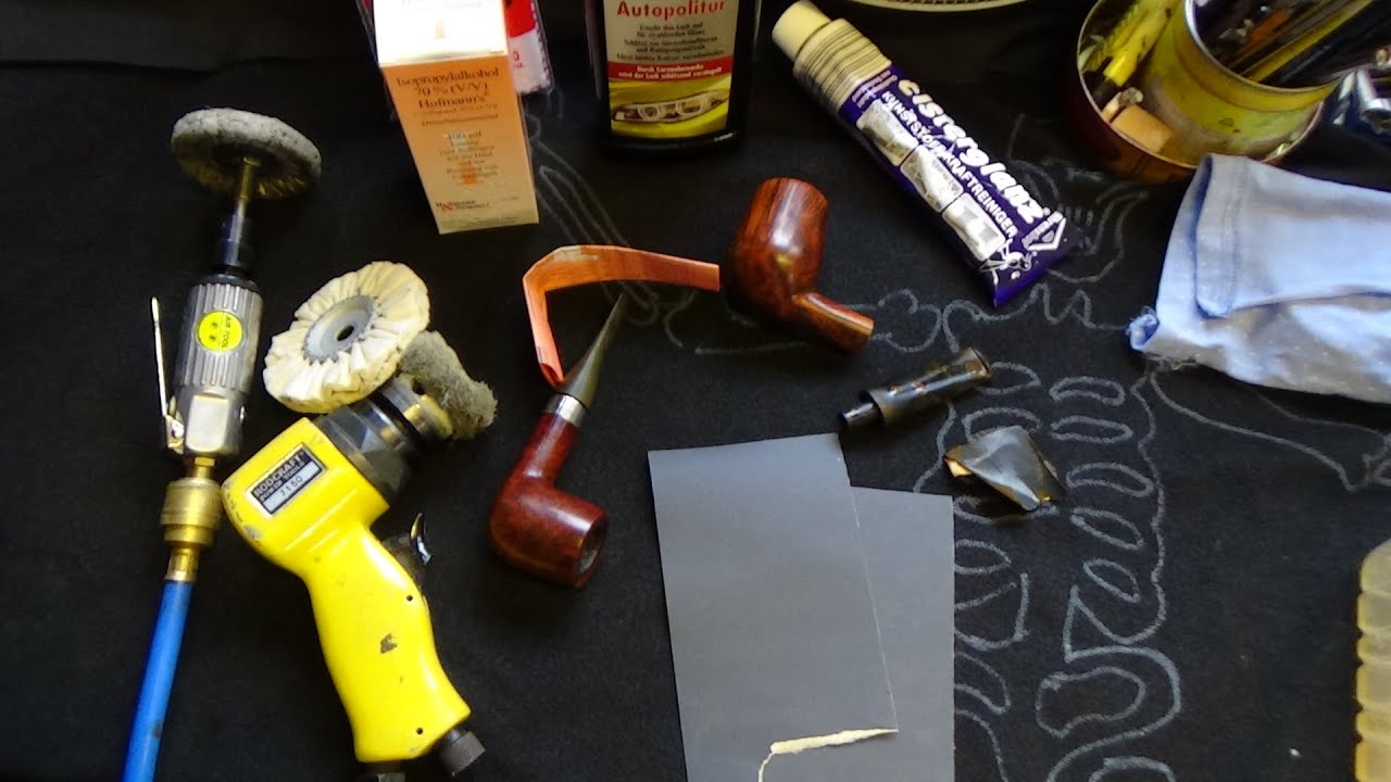 Pfeifen aufarbeiten 2022 Teil 1 Das Mundstück