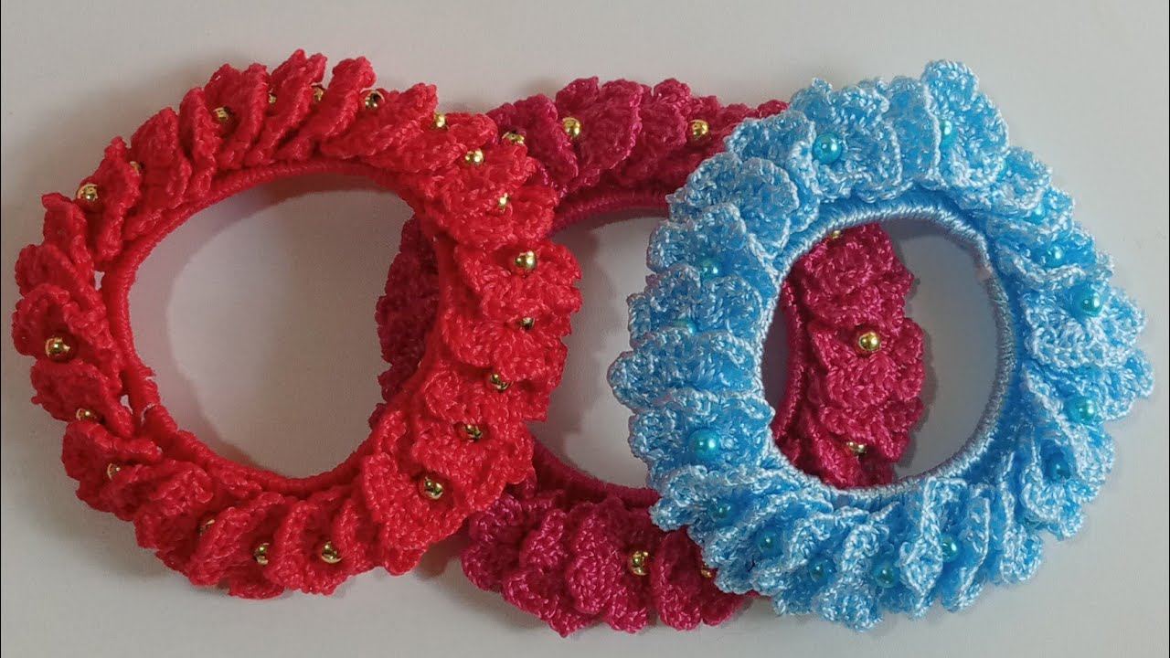 XUXINHA PRENDEDOR DE CABELO DE CROCHÊ - Valdenete crochê artes e reciclagem