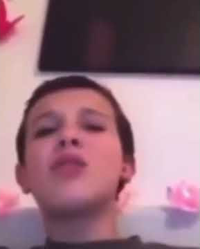 Millie Bobby Brown singing you may say I'm a dreamer