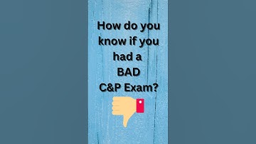 BAD C&P Exam👎: How to know if you had a bad C&P Examiner #shorts #vadisability #vabenefits #veterans