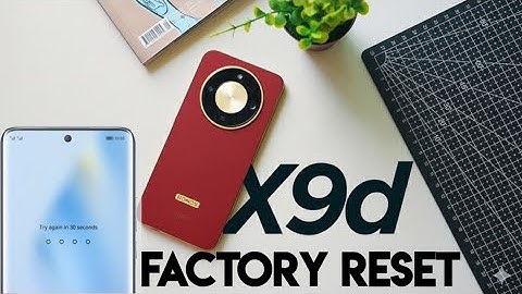 Honor X9D 5G Full Factory Reset Instructions