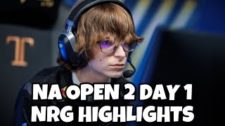 RLCS 2025 NA OPEN 2 | DAY 1 | ALL NRG MATCHES!