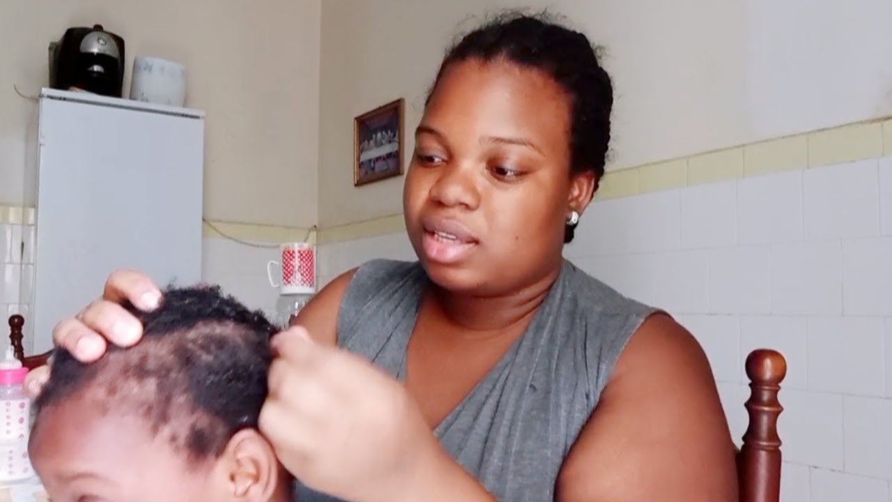 Relaxing my daughter's hair gone wrong// Never again