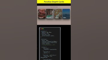 Parallax Depth Cards | 3D Card Hover Animation with HTML, CSS & JavaScript #htmlcssjs #animatedui