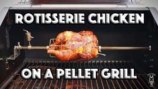 Rotisserie Chicken On A Pellet Grill | Green Mountain Grills Rotisserie Overview