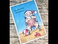 2021 Christmas Series Day 2 Paper Rose Summer Santa