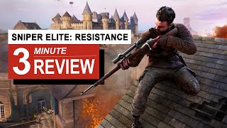 Sniper Elite: Resistance Review In 3 Minutes | GamingByte