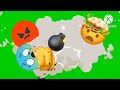 Emojis Android Fight Cloud Green Screen Round 15 