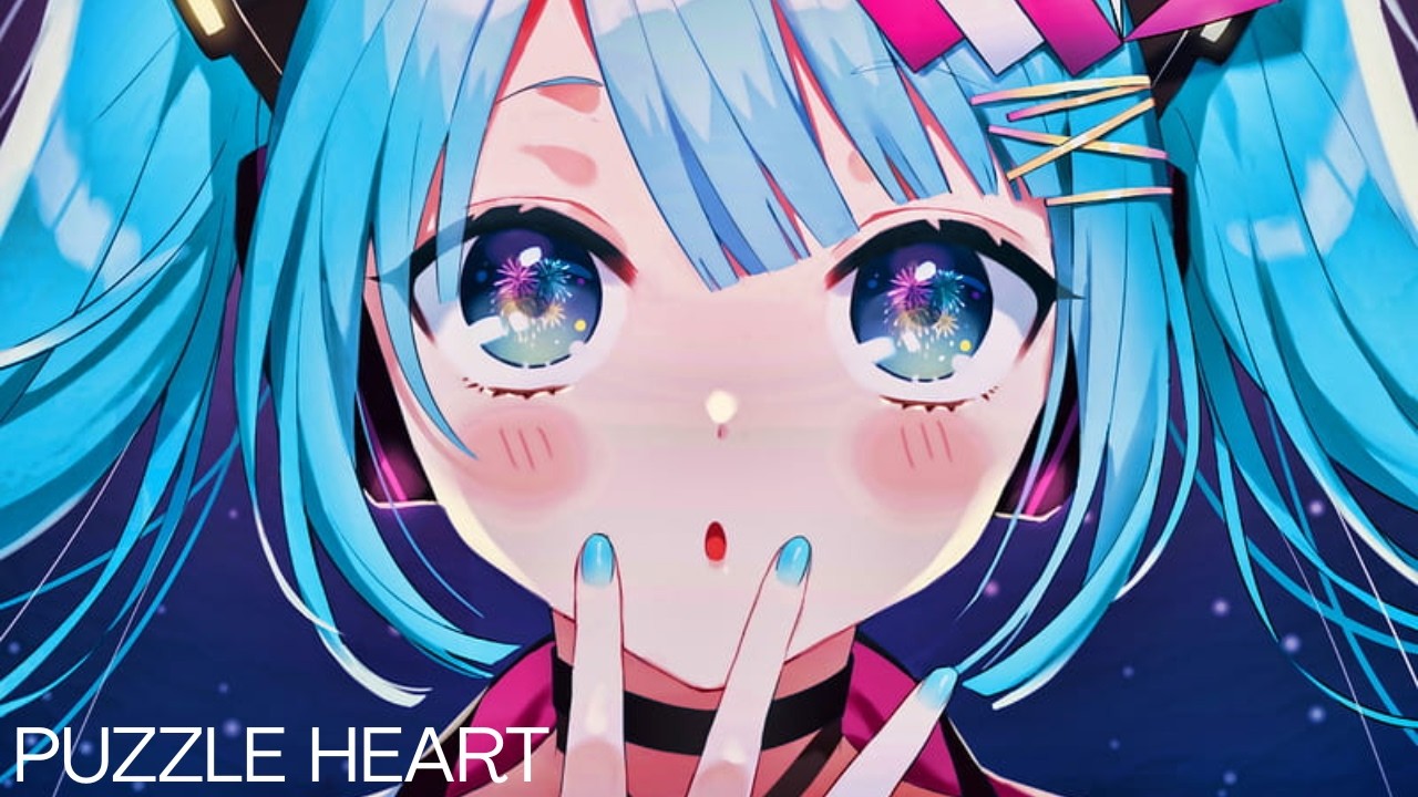 Galoore vs Mr.Kitty & Hatsune Miku - PUZZLE HEART 🩵 (Original Music Remix) #remix #music 