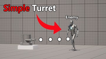 How to turret that shoots enemy UE5 | Tower defence