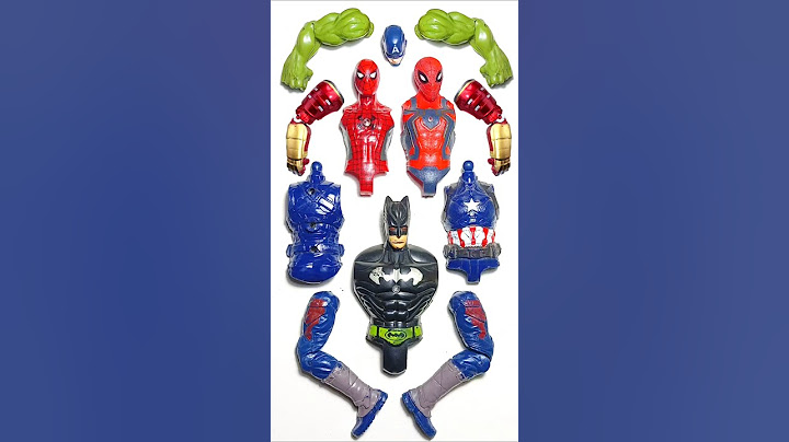 UNBOXING MAINAN AVENGERS, SPIDERMAN VS CAPTAIN AMERICA VS BATMAN. #shorts