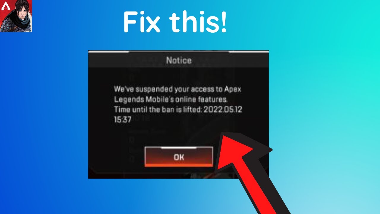 How to get unbanned from Apex Legends mobile | Get unbanned in apex legends  mobile - YouTube