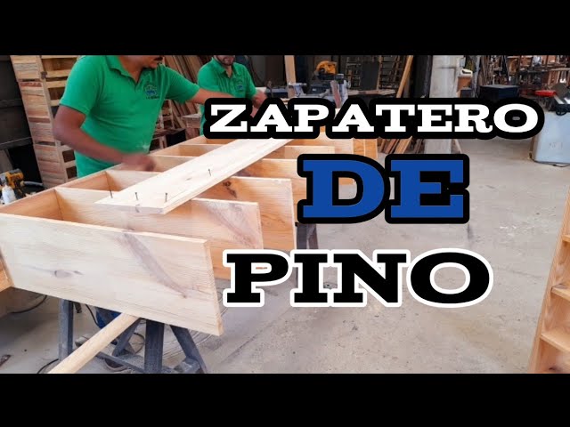 COMO HACER ZAPATERA SIMPLE Con Cajonera (Simple y Útil) - Luis