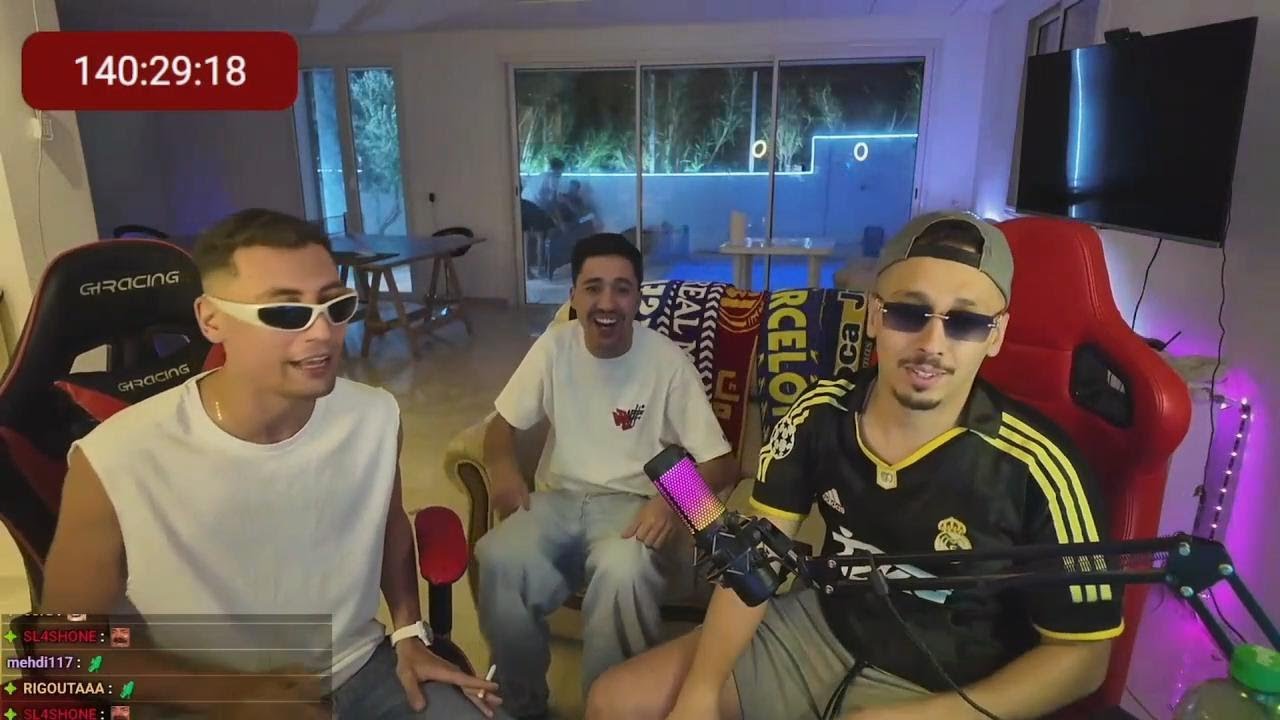 Azizos CHAFCHA w rafik fi live GOOBA PART 1