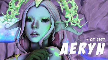 Aeryn the Alien 👽 + CC List | The Sims 4 Create A Sim