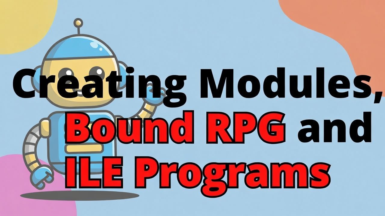Visual Studio Code for IBM i - Creating Modules, Bound RPG and ILE ...
