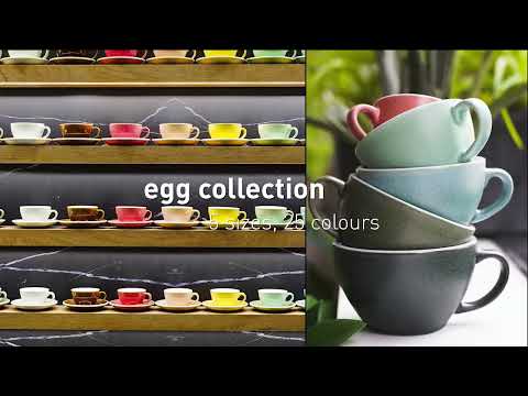 Чашка з блюдцем Loveramics EGG 300мл Teal, видео 2