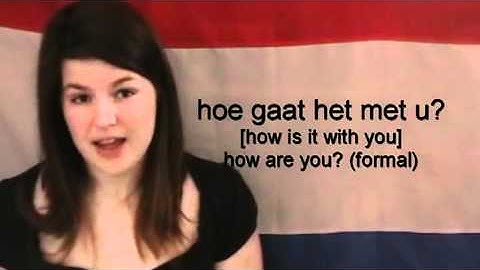 Learn Dutch - How to introduce yourself