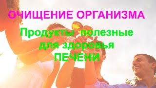 Очищение организма: продукты для очищения печени, очищение печени в домашних условиях