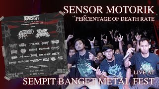 Download lagu SENSOR MOTORIK - Percentage of Death Rate (LIVE) | Sempit Banget Metal Fest