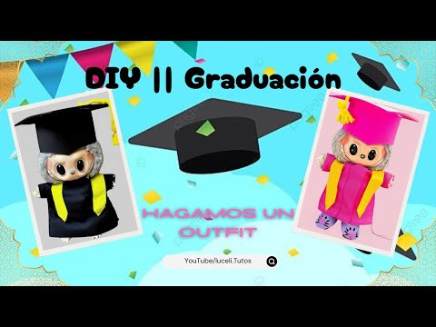 How to Make a Graduation Outfit 👨‍🎓 for Labubu 🐻 | Handmade Clothes ✍️ for Dolls Step by Step