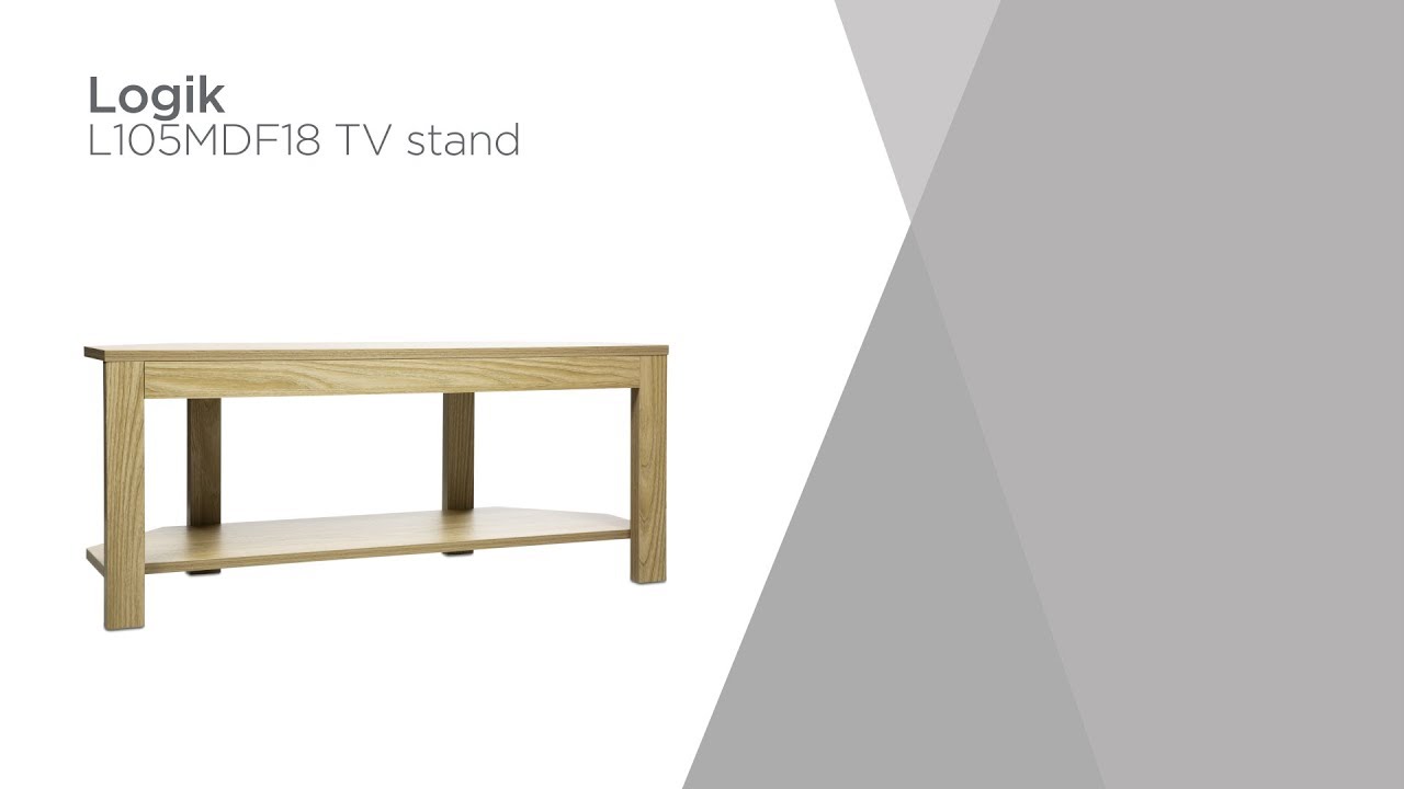 Logik L105MDF18 TV stand Product Overview Currys PC World YouTube