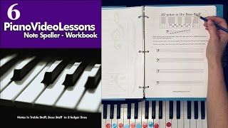 Note Speller for Piano Lesson 6: All Notes in Bass Clef | Free Piano Lessons Guide