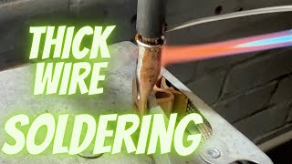 HOW TO SOLDER THICK WIRE