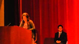 ALLISON @ NATIONAL HONOR SOCIETY INDUCTION CEREMONY