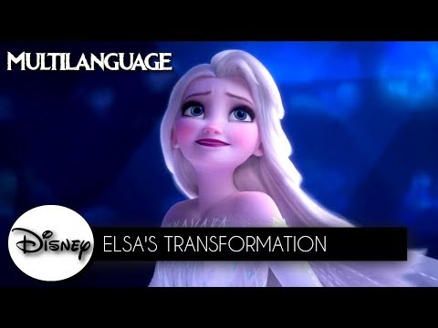 Frozen 2 Elsa S Transformation One Line Multilanguage Show Yourself
