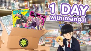 1 Day with manga || อ่านมังงะ, แกะกล่องฟิกเกอร์, ตกแต่งชั้นหนังสือ
