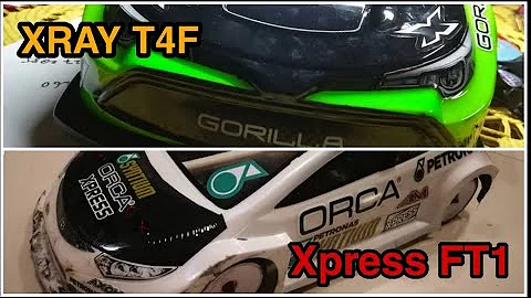 Xpress FT1 (white) vs Xray T4F 21 (green) I Malaysia RC