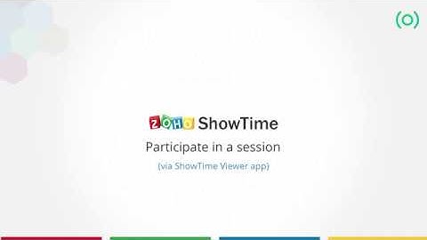 Participate in session using the ShowTime Viewer app