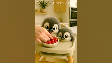 Two Penguins, One Chair-Heartwarming Chaos Ensues #penguin #cute #cuteanimals #trending #ai #fluffy