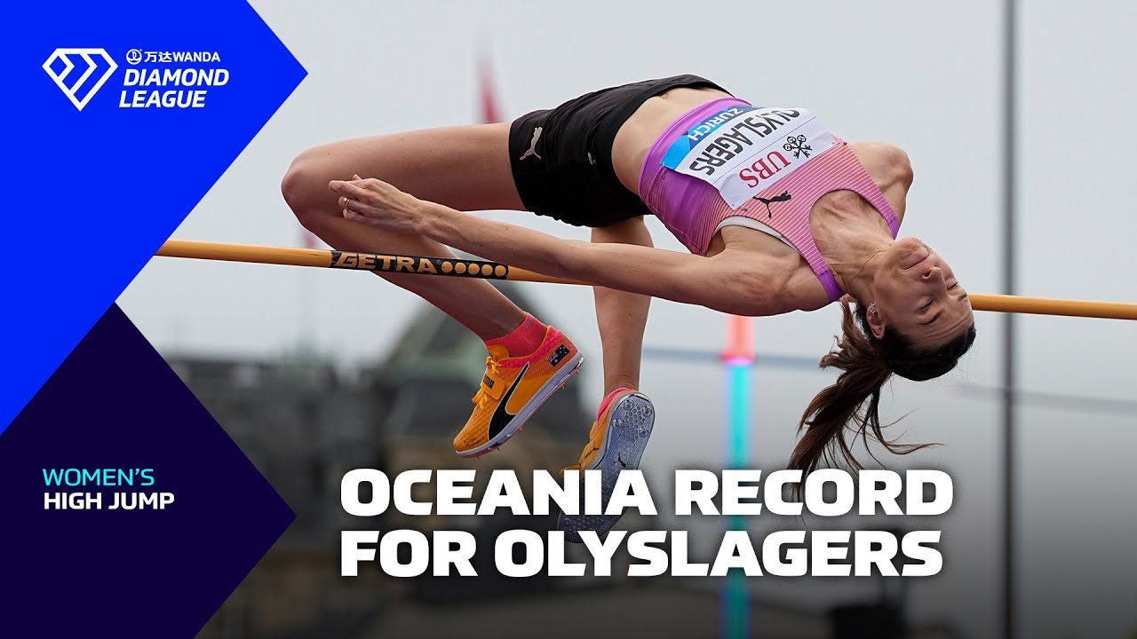 Nicola Olyslagers breaks Oceania record in Zurich Final high jump - Wanda Diamond League 2025