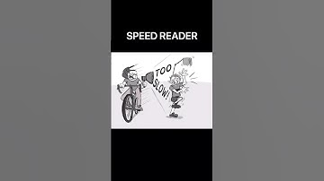 Illustration: Speed reader