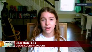 Girl asks Florida officials to protect kids who can't get vaccinated with face masks