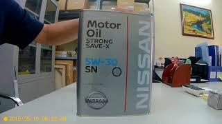 Dầu động cơ Nissan 5W30 SN, hàng chính hãng KLAN5-05304