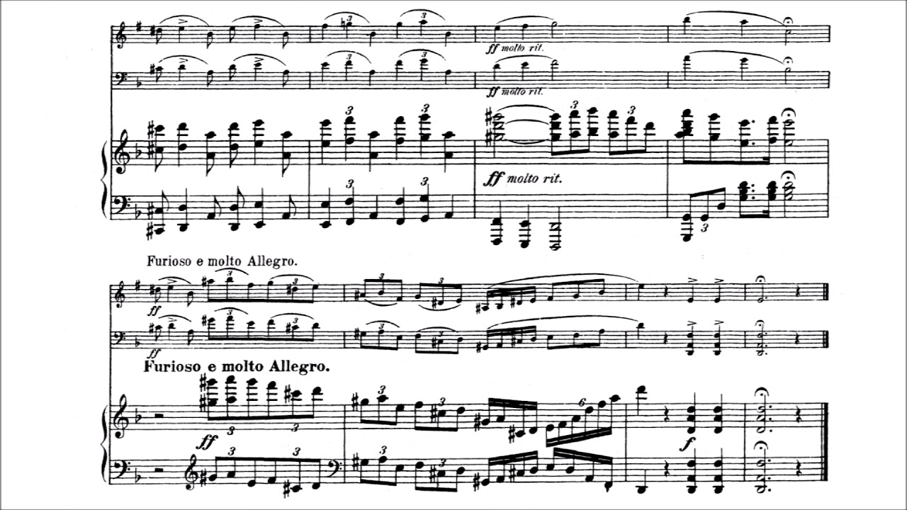 Alexander von Zemlinsky Trio op. 3 [With score] YouTube